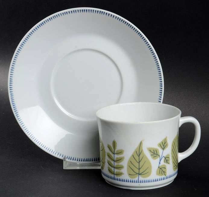 Sylvia Flat Cup & Saucer Set