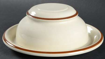 Desert Flower Round Covered Butter