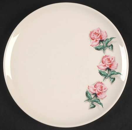 Rose Salad Plate by Universal