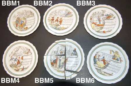 French Opera Reproductions Bread & Butter Plate