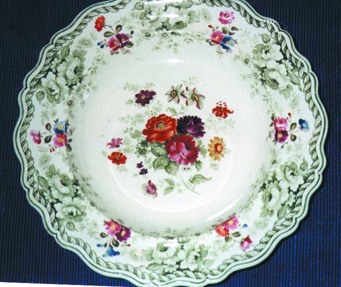 Emerald Flowers (Green, Multicolor) by England