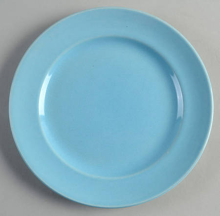 Camwood Ivory Blue Luncheon Plate