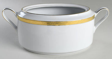 Timeless Treasures Gold Oval Vegetable No Lid