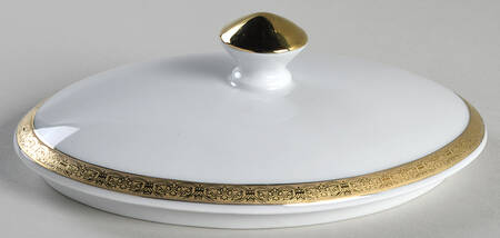 Timeless Treasures Gold Lid for Oval Vegetable