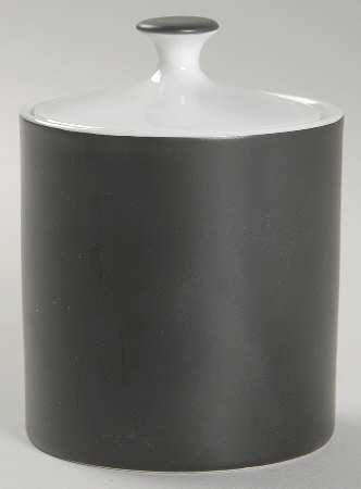 Contempo Frost Black Sugar Bowl & Lid