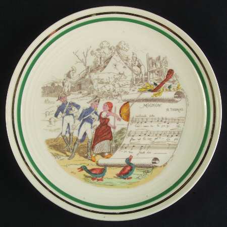 French Opera Reproductions Salad Plate