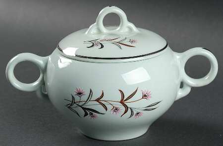 Strawflower Sugar Bowl & Lid