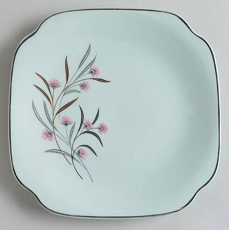 Strawflower Square Salad Plate