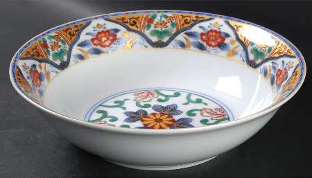 Imari Gohan 9" Round Vegetable Bowl