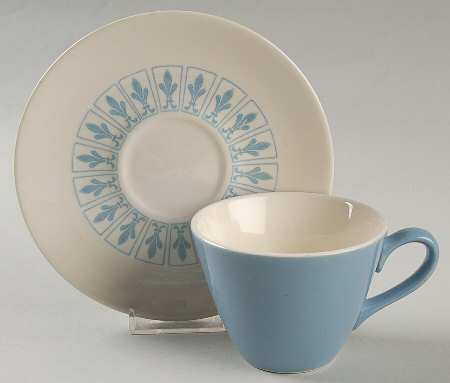 Richelieu Flat Cup & Saucer Set