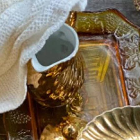 Golden Elegance Creamer