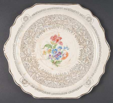 STT147 Handled Cake Plate
