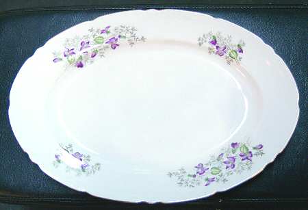 Wild Flower 12" Oval Serving Platter