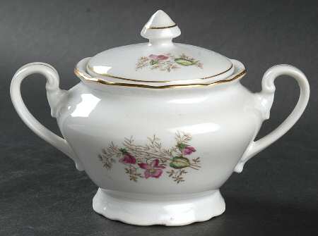 Wild Flower Sugar Bowl & Lid