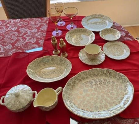 Gold Maize 9" Oval Vegetable Bowl