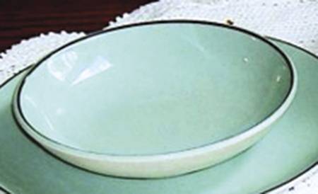 Turquoise Serenity Coupe Soup Bowl