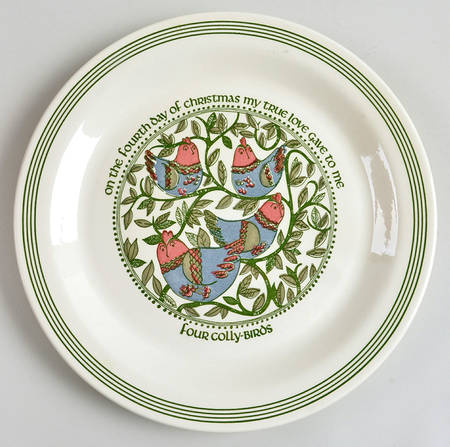 Twelve Days of Christmas Dinner Plate