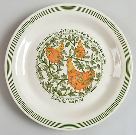 Twelve Days of Christmas Dinner Plate