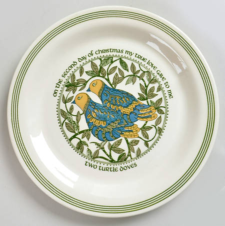 Twelve Days of Christmas Dinner Plate
