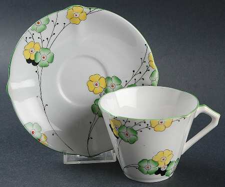 2933 Flat Cup & Saucer Set