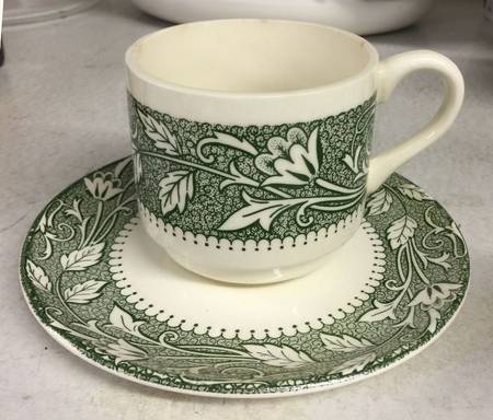 MEK457 Flat Cup & Saucer Set