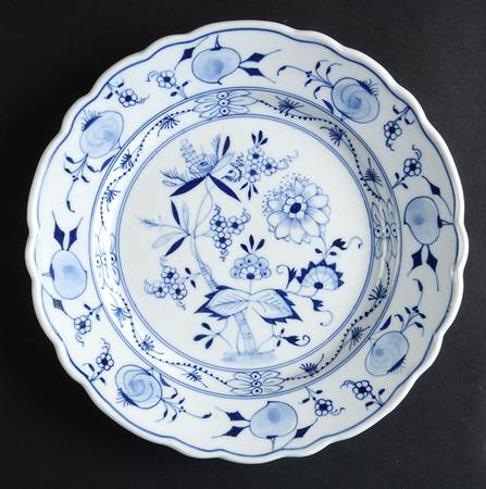 Blue Onion Salad Plate