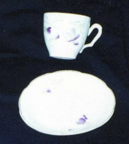 10081 Flat Demitasse Cup & Saucer Set