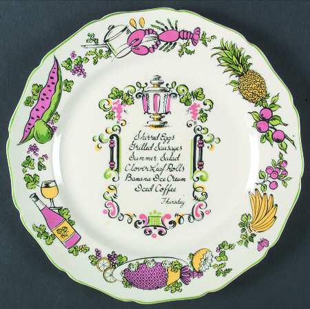 Gourmet Multicolored Dinner Plate