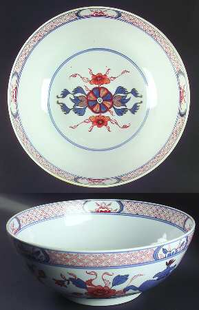 Imari Ware 13" Chinese Bowl