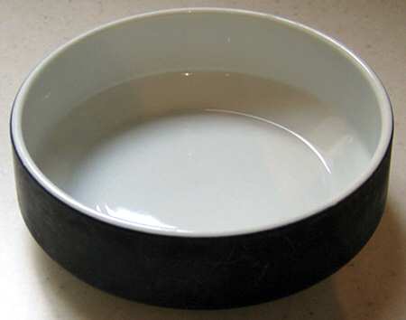 Contempo Frost Blue Coupe Soup Bowl