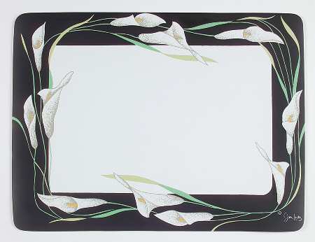 Calla Lilies Vinyl Placemat