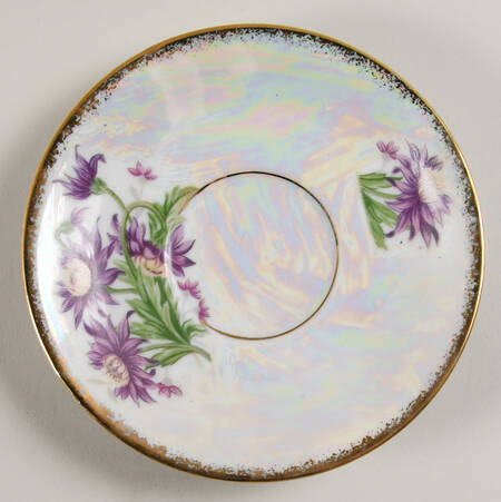 Flower of the Month Saucer for Footed Cup