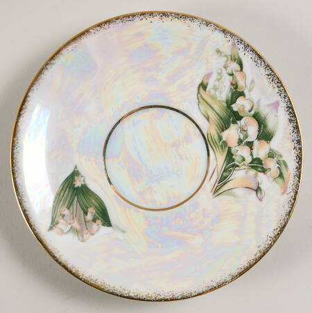 Flower of the Month Saucer for Footed Cup
