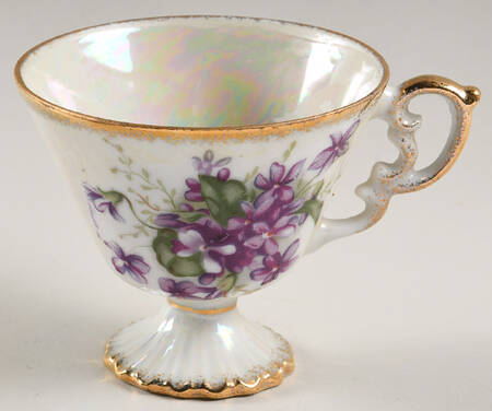 Flower of the Month Footed Cup