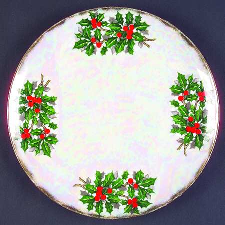 Flower of the Month Cake Plate