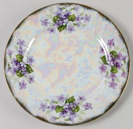 Flower of the Month Salad Plate