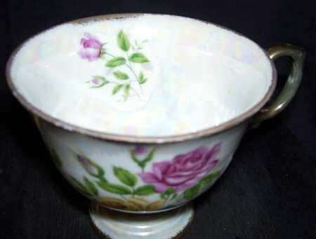 Flower of the Month Footed Cup & Saucer Set