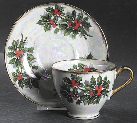 Flower of the Month Footed Cup & Saucer Set