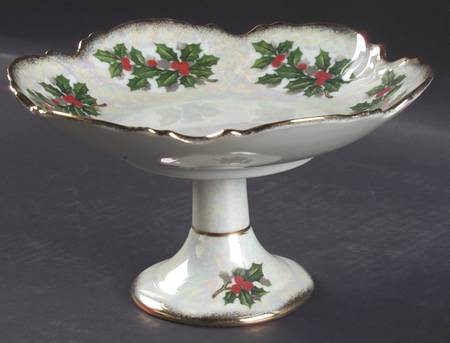 Flower of the Month Round Compote (Height X Width)