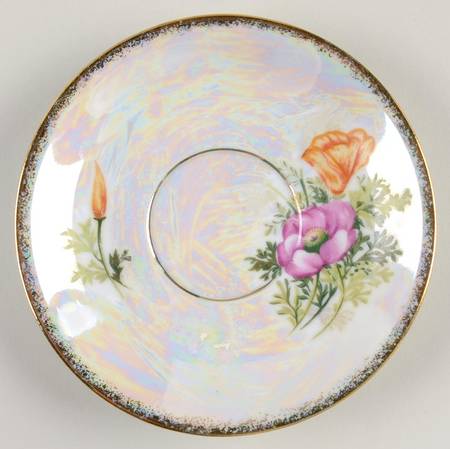 Flower of the Month Saucer for Footed Cup