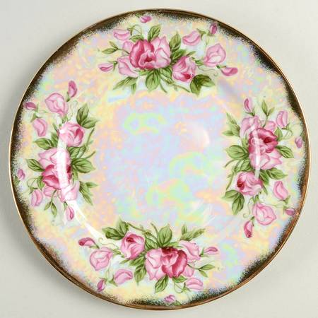 Flower of the Month Salad Plate