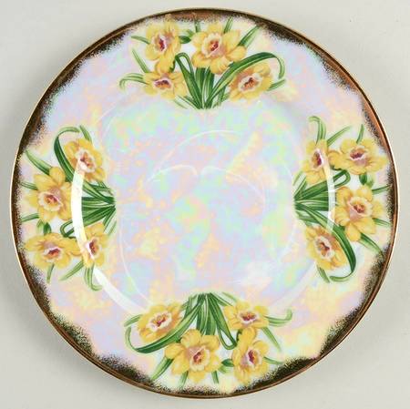 Flower of the Month Salad Plate