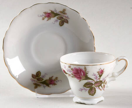 12-105V Footed Demitasse Cup & Saucer Set
