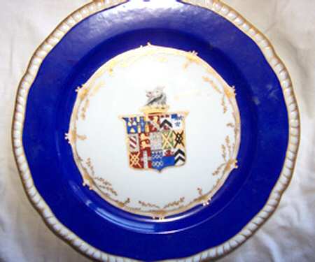 Baronet Malet Armorial Crest by Unknown Manufacturer