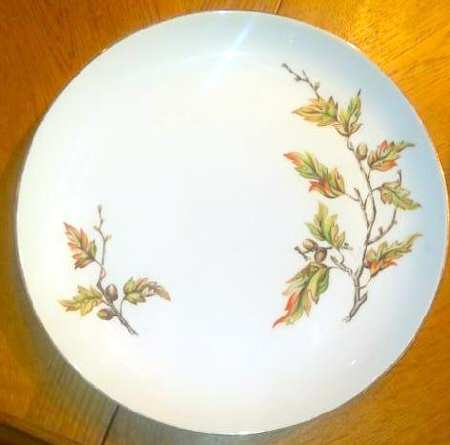 Autumn Leaf Salad Plate