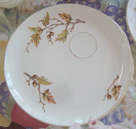 Autumn Leaf Snack Plate