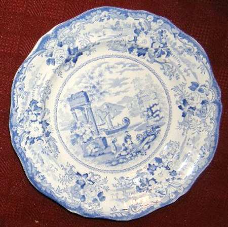Grecian Scenery Salad Plate