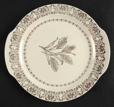 USA93 Handled Cake Plate