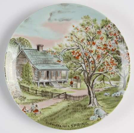Currier and Ives (Four Seasons) Bread & Butter Plate