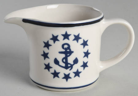 Navy Blue Collection Creamer